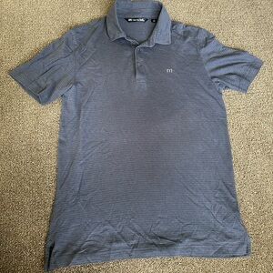Travis Mathew Gray Polo Shirt Relaxed Fit